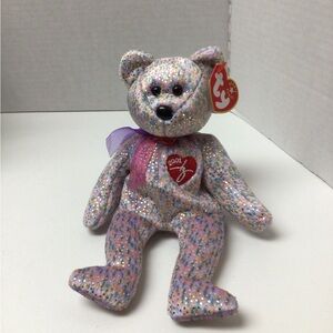 Ty Beanie Baby Retired Signature Bear 2001